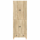 Skab Sæt 2 pcs 66 x 34,5 x 95 cm Konstrueret træ