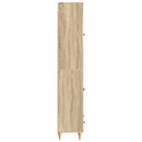 Skab Sæt 2 pcs 66 x 34,5 x 95 cm Konstrueret træ