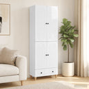 Skab Sæt 2 pcs 66 x 34,5 x 95 cm Konstrueret træ