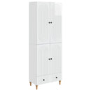 Skab Sæt 2 pcs 66 x 34,5 x 95 cm Konstrueret træ