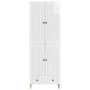 Skab Sæt 2 pcs 66 x 34,5 x 95 cm Konstrueret træ