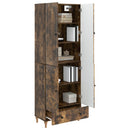 Skab Sæt 2 pcs 66 x 34,5 x 95 cm Konstrueret træ