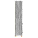 Skab Sæt 2 pcs 66 x 34,5 x 95 cm Konstrueret træ