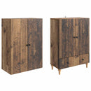 Skab Sæt 2 pcs 66 x 34,5 x 95 cm Konstrueret træ