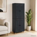 Skab Sæt 2 pcs 66 x 34,5 x 90 cm Konstrueret træ