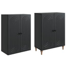 Skab Sæt 2 pcs 66 x 34,5 x 90 cm Konstrueret træ