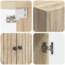 Skab Sæt 2 pcs 66 x 34,5 x 90 cm Konstrueret træ