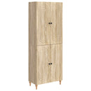 Skab Sæt 2 pcs 66 x 34,5 x 90 cm Konstrueret træ