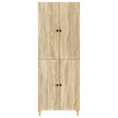 Skab Sæt 2 pcs 66 x 34,5 x 90 cm Konstrueret træ