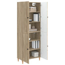 Skab Sæt 2 pcs 66 x 34,5 x 90 cm Konstrueret træ