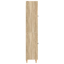 Skab Sæt 2 pcs 66 x 34,5 x 90 cm Konstrueret træ