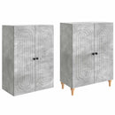 Skab Sæt 2 pcs 66 x 34,5 x 90 cm Konstrueret træ