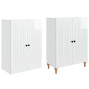 Skab Sæt 2 pcs 66 x 34,5 x 90 cm Konstrueret træ
