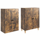 Skab Sæt 2 pcs 66 x 34,5 x 90 cm Konstrueret træ