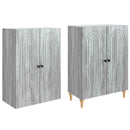 Skab Sæt 2 pcs 66 x 34,5 x 90 cm Konstrueret træ