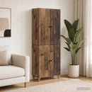 Skab Sæt 2 pcs 66 x 34,5 x 90 cm Konstrueret træ