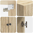 Skab Sæt 2 pcs 66 x 34,5 x 90 cm Konstrueret træ