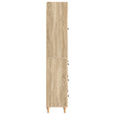 Skab Sæt 2 pcs 66 x 34,5 x 90 cm Konstrueret træ
