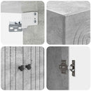 Skab Sæt 2 pcs 66 x 34,5 x 90 cm Konstrueret træ