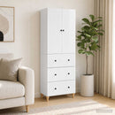 Skab Sæt 2 pcs 66 x 34,5 x 90 cm Konstrueret træ