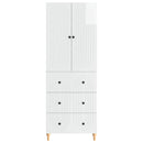 Skab Sæt 2 pcs 66 x 34,5 x 90 cm Konstrueret træ