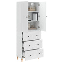 Skab Sæt 2 pcs 66 x 34,5 x 90 cm Konstrueret træ