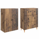 Skab Sæt 2 pcs 66 x 34,5 x 90 cm Konstrueret træ