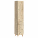 Skab Sæt 2 pcs 33 x 34,5 x 90 cm Konstrueret træ
