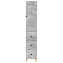 Skab Sæt 2 pcs 33 x 34,5 x 90 cm Konstrueret træ