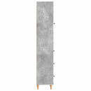 Skab Sæt 2 pcs 33 x 34,5 x 90 cm Konstrueret træ