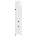 Skab Sæt 2 pcs 33 x 34,5 x 90 cm Konstrueret træ