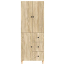 Skab Sæt 2 pcs 66 x 34,5 x 90 cm Konstrueret træ
