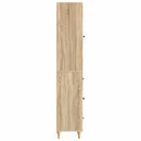 Skab Sæt 2 pcs 66 x 34,5 x 90 cm Konstrueret træ