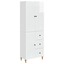 Skab Sæt 2 pcs 66 x 34,5 x 90 cm Konstrueret træ