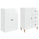 Skab Sæt 2 pcs 66 x 34,5 x 90 cm Konstrueret træ