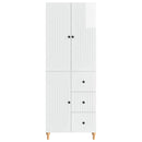 Skab Sæt 2 pcs 66 x 34,5 x 90 cm Konstrueret træ
