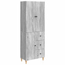 Skab Sæt 2 pcs 66 x 34,5 x 90 cm Konstrueret træ
