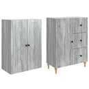Skab Sæt 2 pcs 66 x 34,5 x 90 cm Konstrueret træ