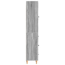 Skab Sæt 2 pcs 66 x 34,5 x 90 cm Konstrueret træ