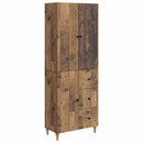 Skab Sæt 2 pcs 66 x 34,5 x 90 cm Konstrueret træ