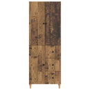 Skab Sæt 2 pcs 66 x 34,5 x 90 cm Konstrueret træ