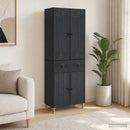 Skab Sæt 2 pcs 66 x 34,5 x 90 cm Konstrueret træ