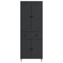 Skab Sæt 2 pcs 66 x 34,5 x 90 cm Konstrueret træ