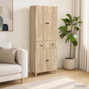Skab Sæt 2 pcs 66 x 34,5 x 90 cm Konstrueret træ
