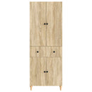 Skab Sæt 2 pcs 66 x 34,5 x 90 cm Konstrueret træ
