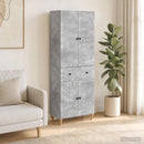Skab Sæt 2 pcs 66 x 34,5 x 90 cm Konstrueret træ