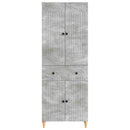 Skab Sæt 2 pcs 66 x 34,5 x 90 cm Konstrueret træ