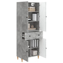 Skab Sæt 2 pcs 66 x 34,5 x 90 cm Konstrueret træ
