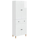 Skab Sæt 2 pcs 66 x 34,5 x 90 cm Konstrueret træ