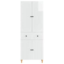 Skab Sæt 2 pcs 66 x 34,5 x 90 cm Konstrueret træ